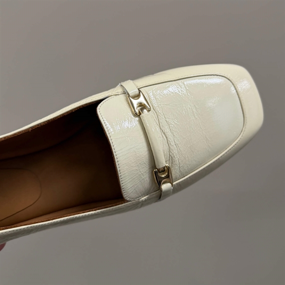 Billi Bi A8008 Loafers, Off White Naplack